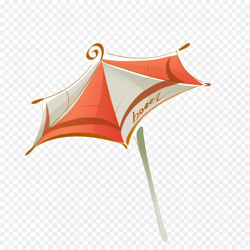 插图-抽象伞