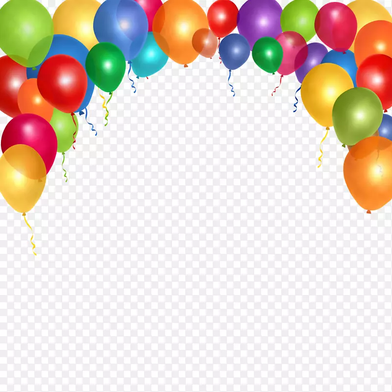 气球显示分辨率剪辑艺术彩色装饰气球