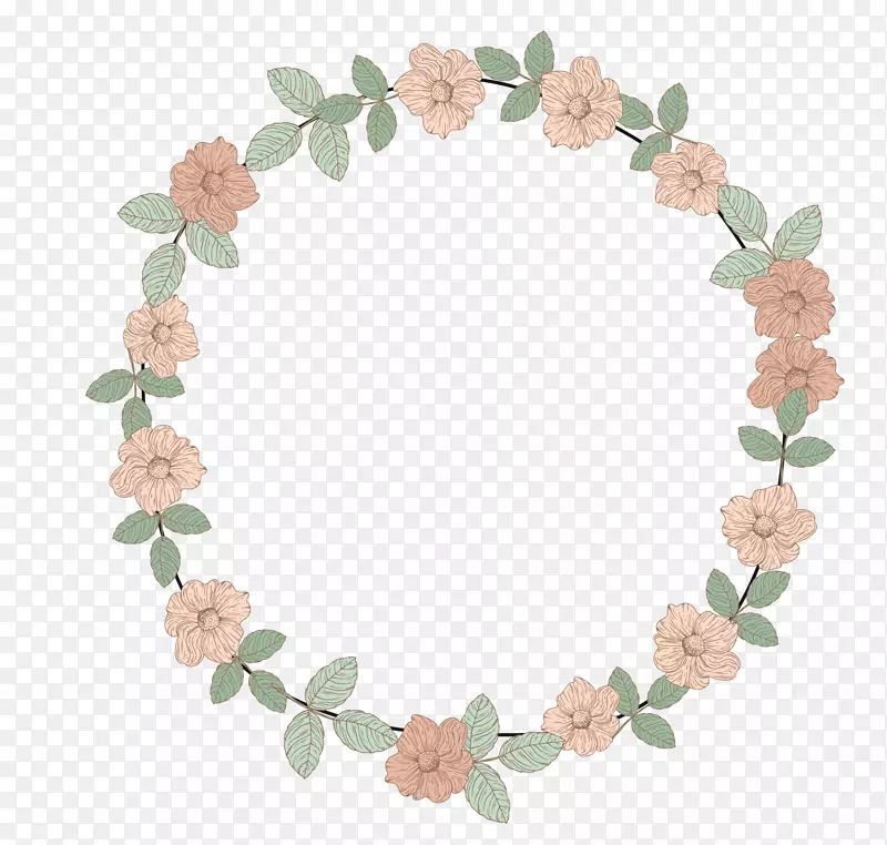 花卉设计花环-花卉装饰花环