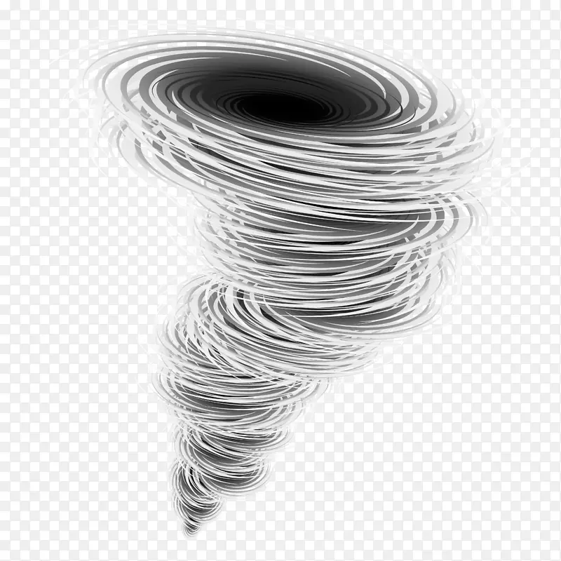 热带气旋龙卷风绘图符号-龙卷风风图