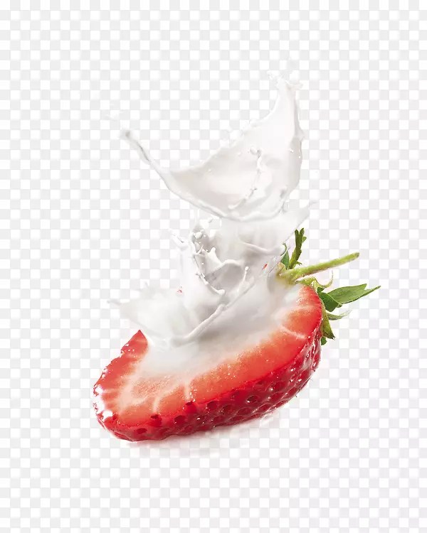 果汁奶昔-草莓奶碰撞