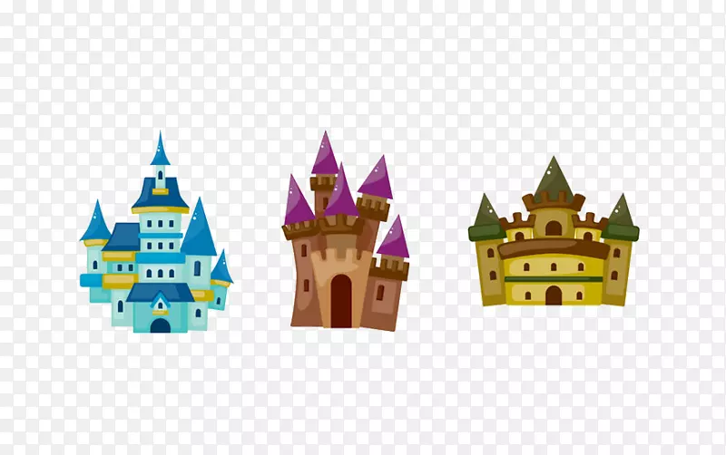 城堡卡通片艺术-城堡