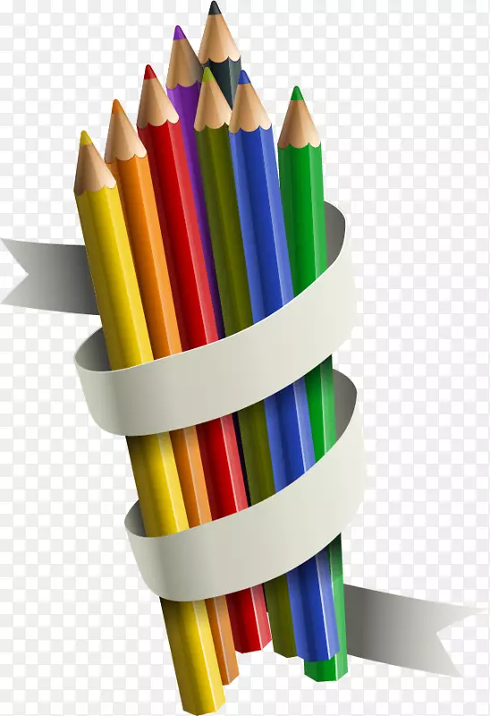 彩色铅笔-卡通彩色铅笔