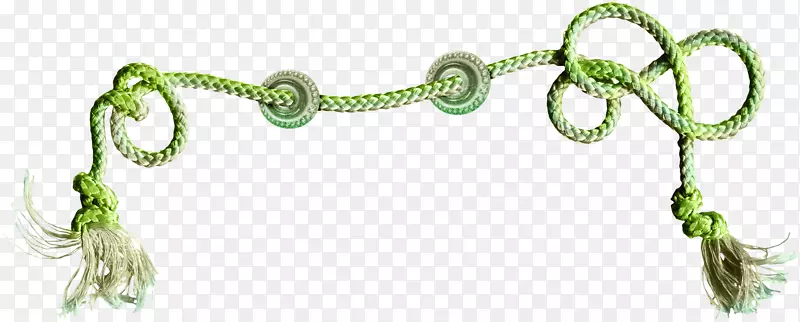 动态绳结-绿绳
