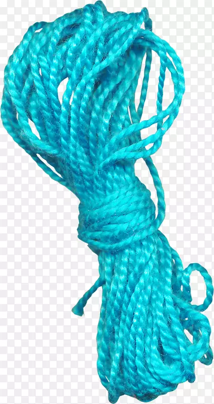 绳蓝剪贴画-美丽的蓝绳