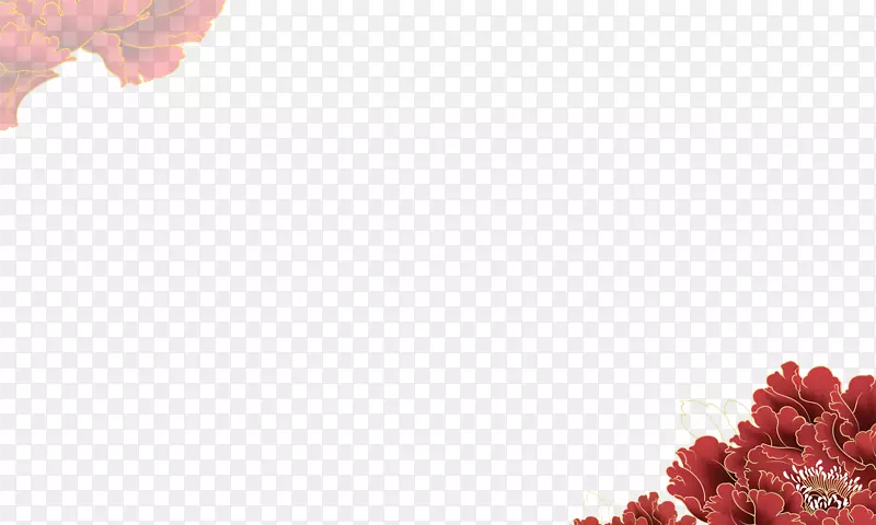 红花瓣中秋节图案-新年装饰材料免费房