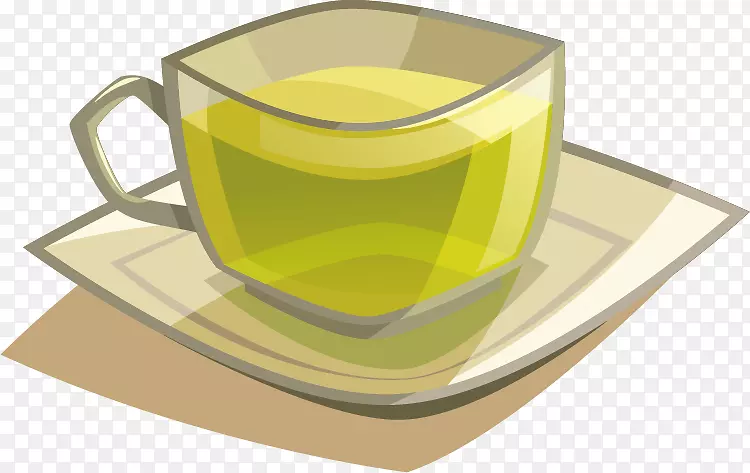 绿茶咖啡杯玻璃茶杯绿茶杯