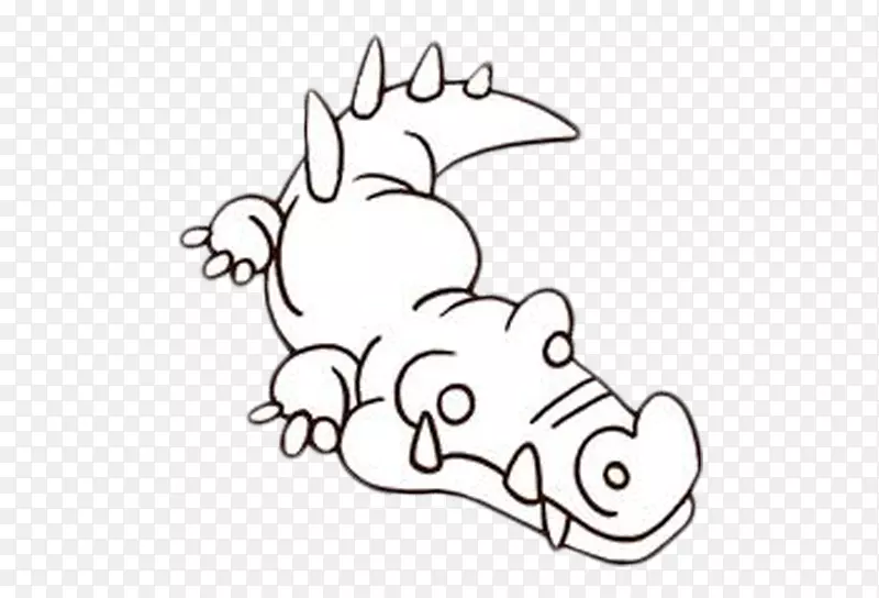 动物儿童卡通-鳄鱼