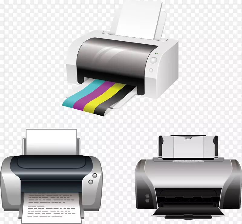 打印机纸打印cmyk彩色模型端打印机