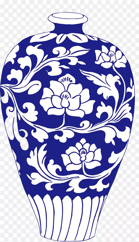 陶瓷模花瓶夹艺术-菊花瓶