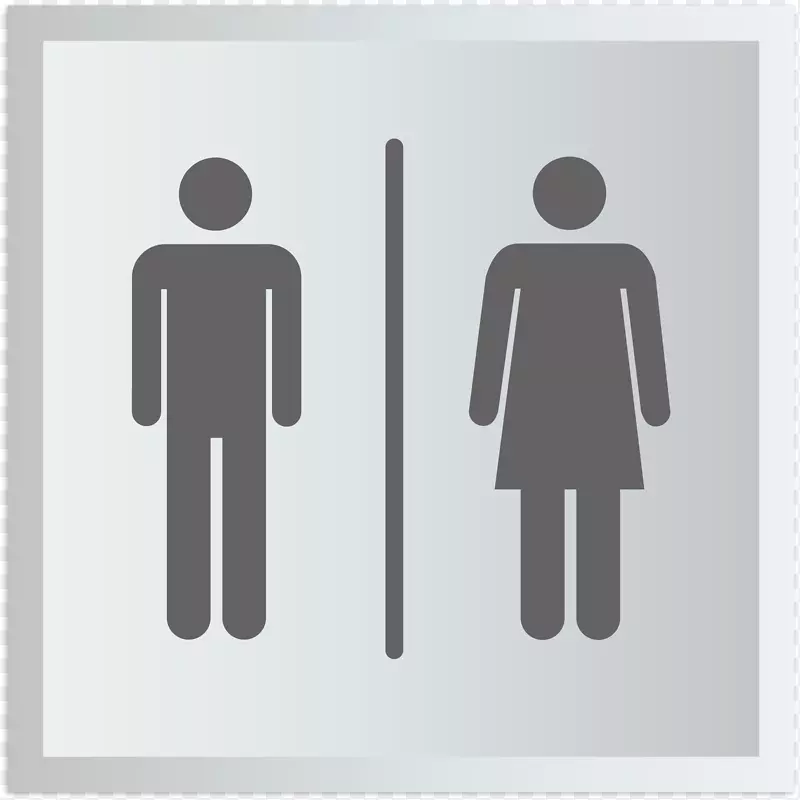 名词项目人口学市场细分图标-厕所标志