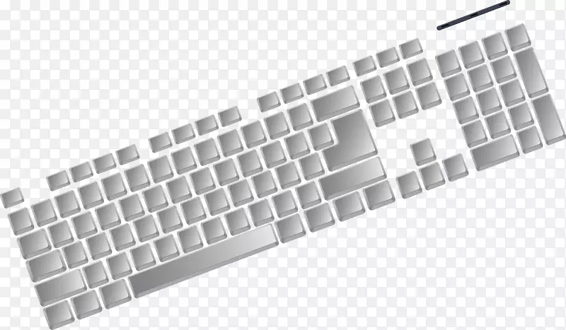 电脑键盘Boox苹果键盘装饰设计