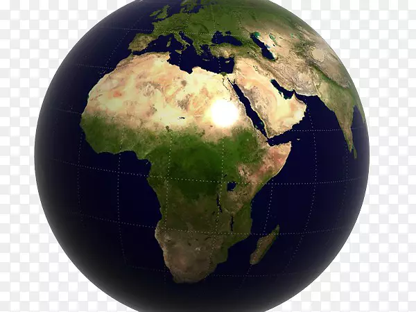 撒哈拉蓝色大理石卫星图像