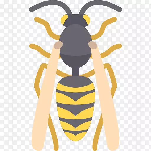 蜜蜂黄蜂昆虫图标-蜜蜂