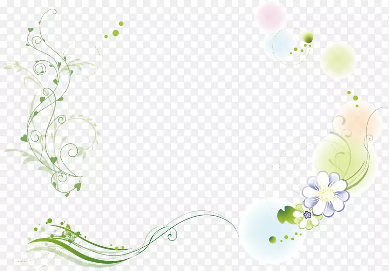 绿色文本-漂亮的春天绿色背景材料