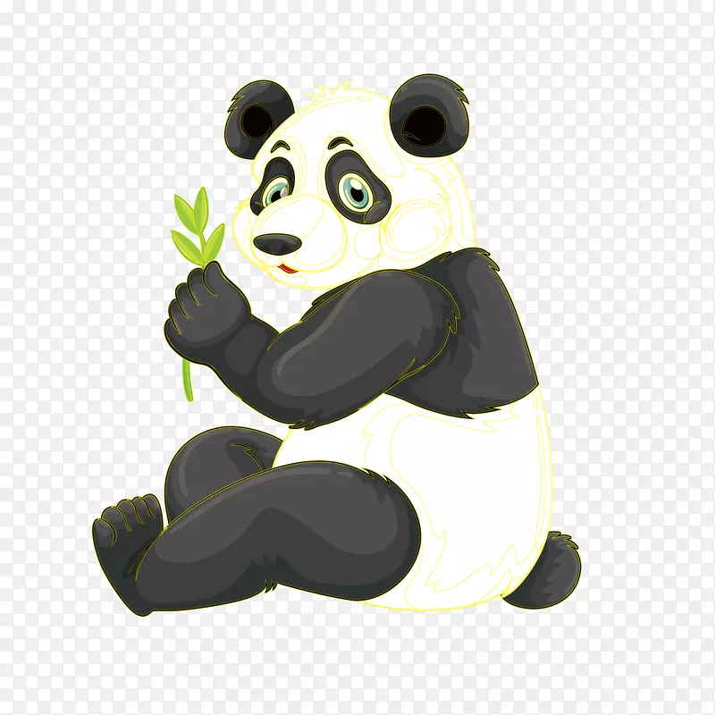 大熊猫红熊猫竹图-国宝大熊猫
