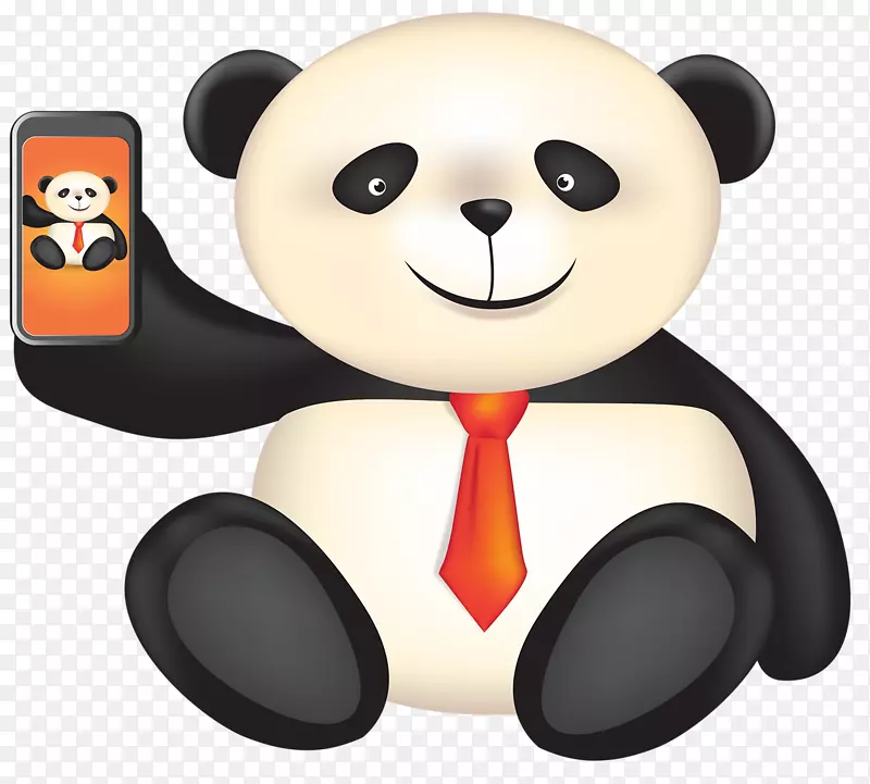 大熊猫熊卡通-可爱的红熊猫