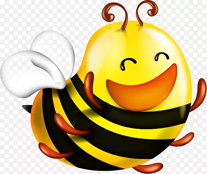 蜜蜂昆虫apis Florea载体-载体可爱蜜蜂