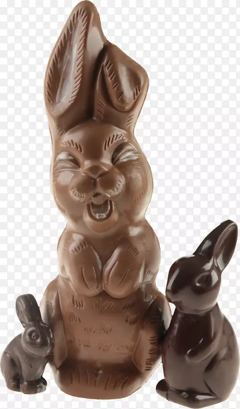 复活节兔子巧克力蛋糕-兔子装饰