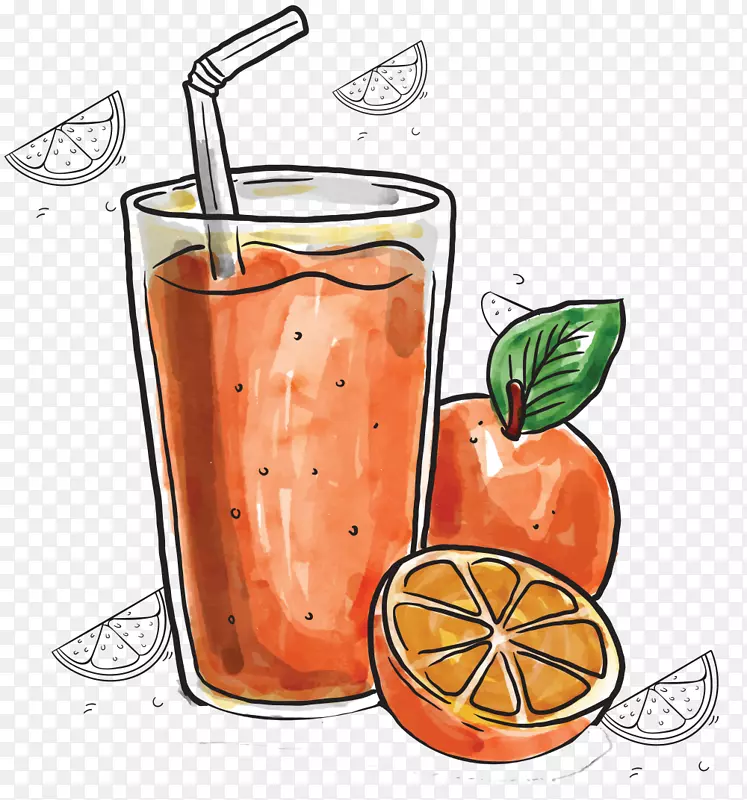 橙汁水果保险箱-夏季橙汁