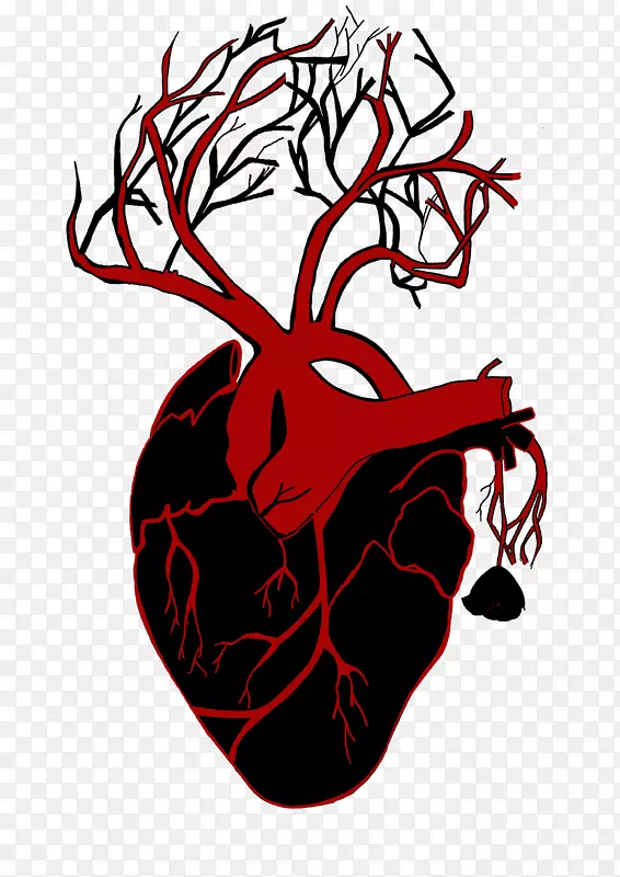 心脏剪贴画-创意心脏图案