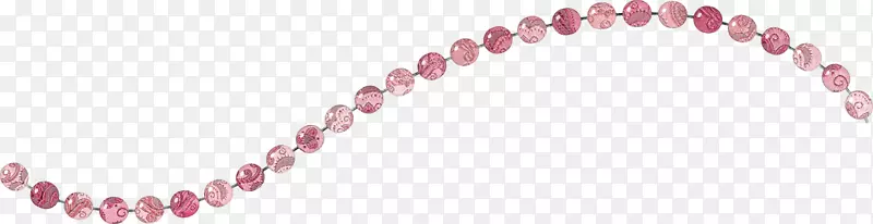 粉色珍珠项链-粉红色珍珠串