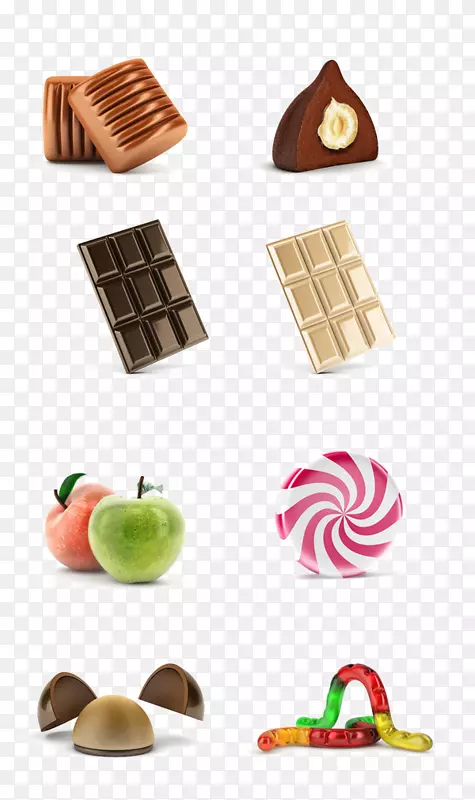 巧克力松露果酱哈瓦图标手绘糖果
