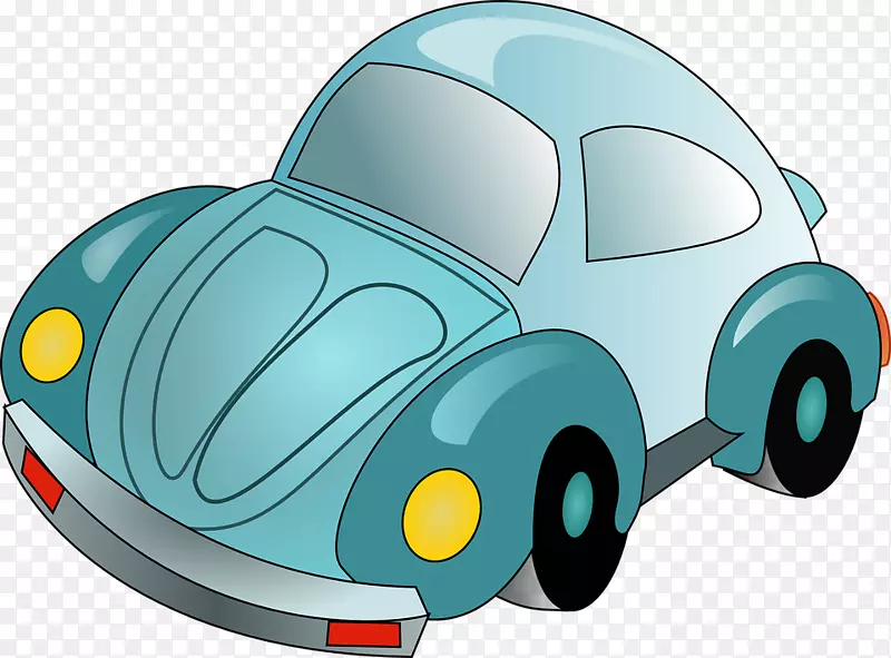 大众甲虫大众2型轿车大众4型-蓝色甲虫