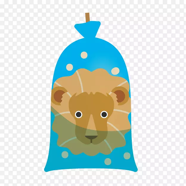 谷歌图片插图-卡通狮子袋