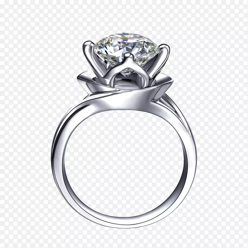 戒指大小的珠宝钻石戒指促进剂.钻石戒指