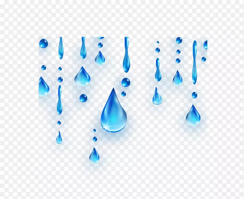 滴水高清电视-美丽的蓝色水滴