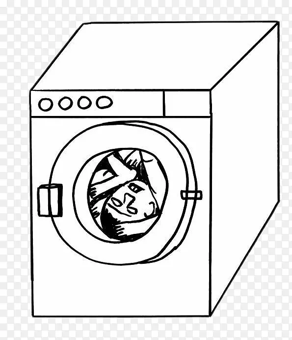 格拉斯哥环境艺术视觉艺术家插图洗衣机