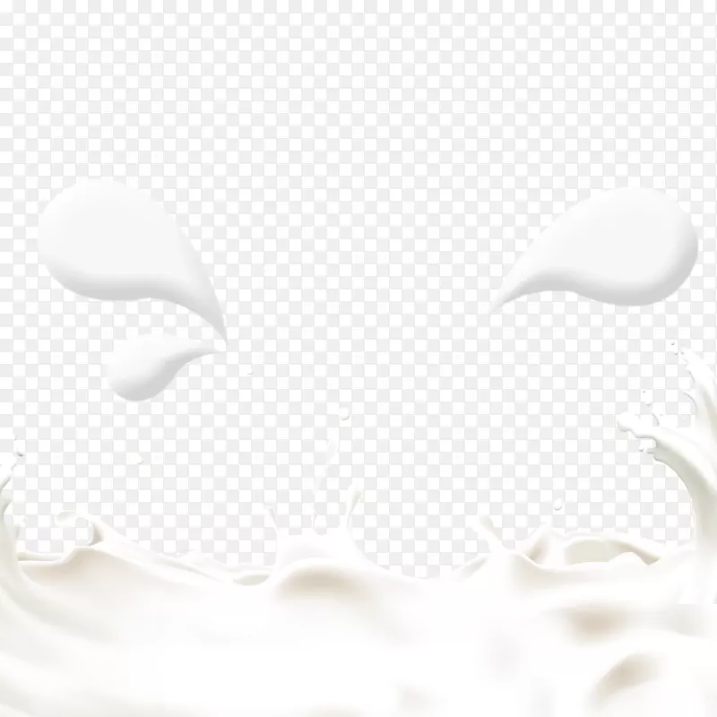 牛奶花的白色黑色花纹