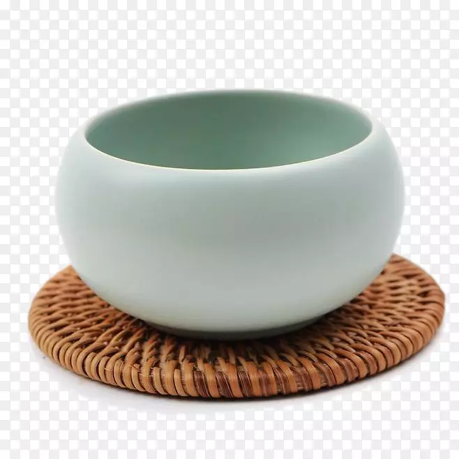 宋代陶瓷釉汝陶器-龙虎杯