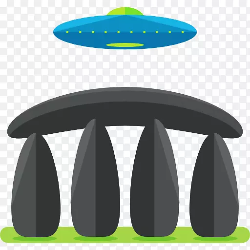 可伸缩图形图标-神秘UFO