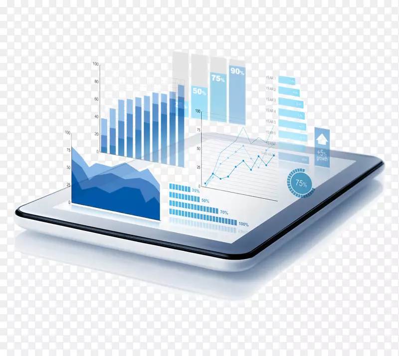 预测分析数据分析商业智能手机和信息图形