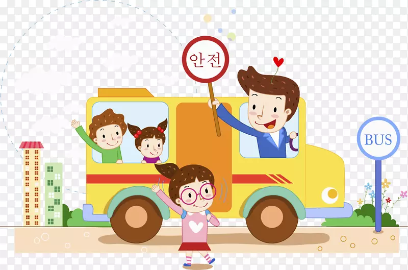 学童交通安全车辆教育-校园巴士
