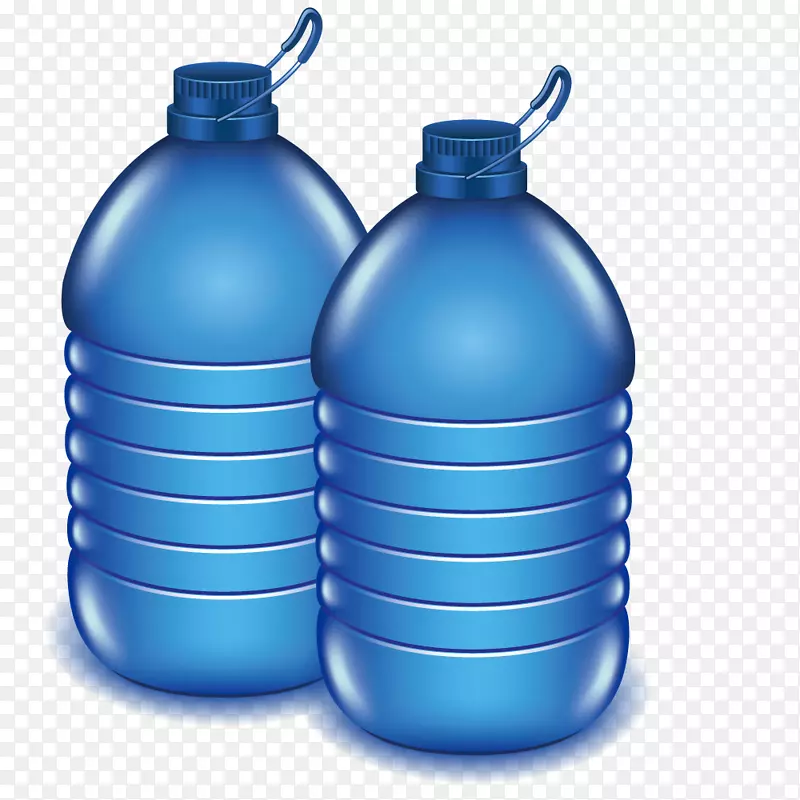 水瓶瓶装水摄影剪贴画蓝色水桶