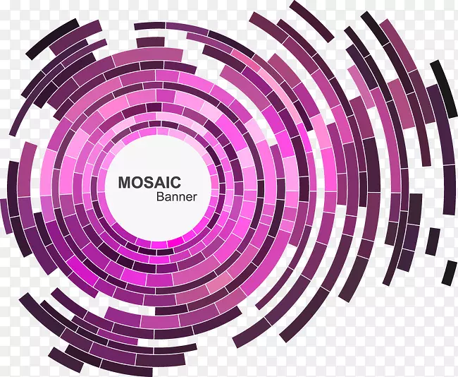 紫色光圈图形设计-酷科学与创意光圈