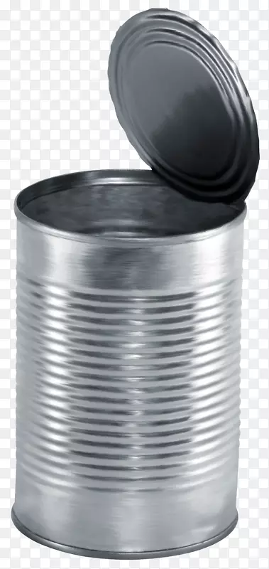 锡罐装饮料罐铝罐银垃圾桶