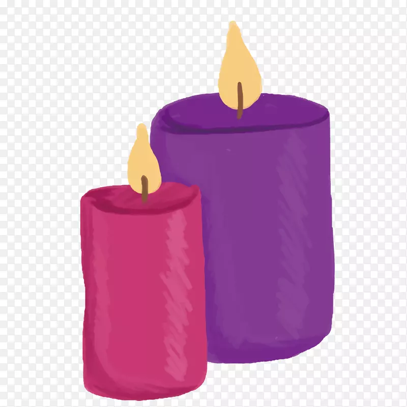 蜡烛生日-彩色蜡烛