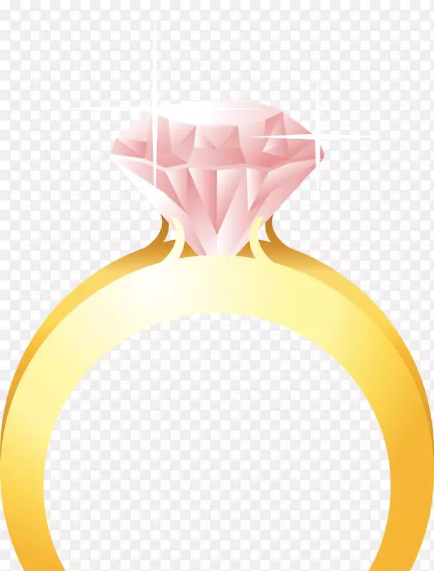 戒指钻石图标-金气氛钻石戒指
