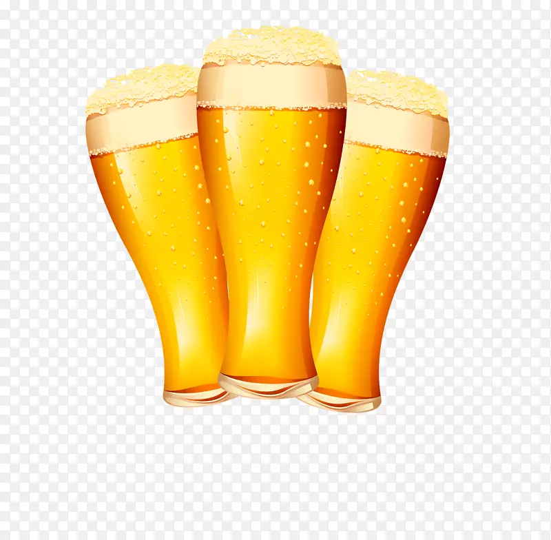 小麦啤酒杯啤酒玻璃器皿-啤酒节