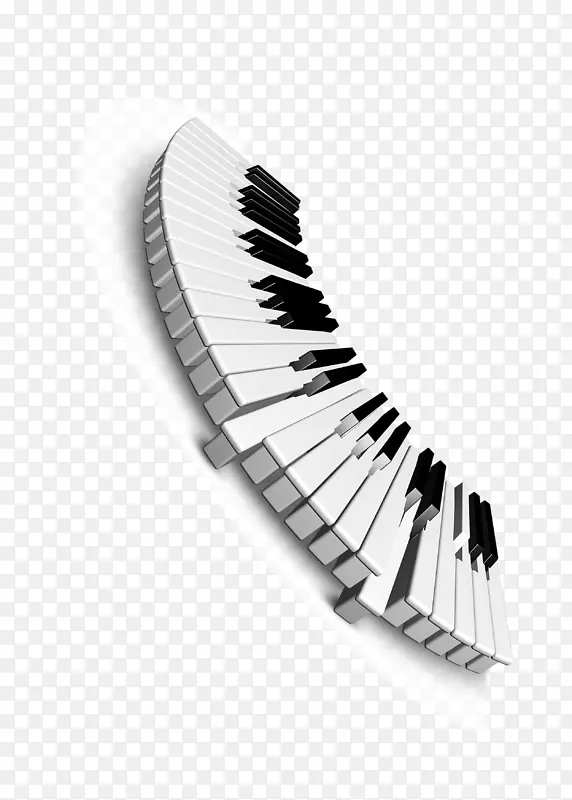 音乐键盘黑白钢琴-黑白键
