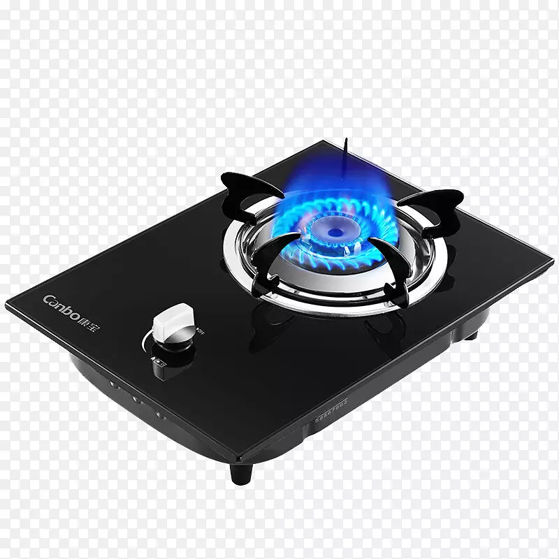 烧烤煤气炉，炉床，平底锅，厨房炉灶-黑色煤气炉