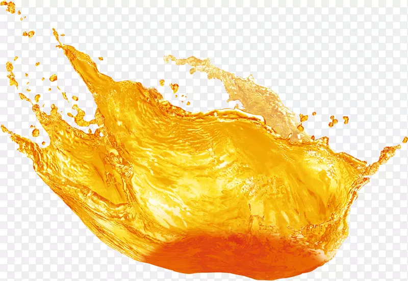 橙汁水果芒果-芒果汁飞溅