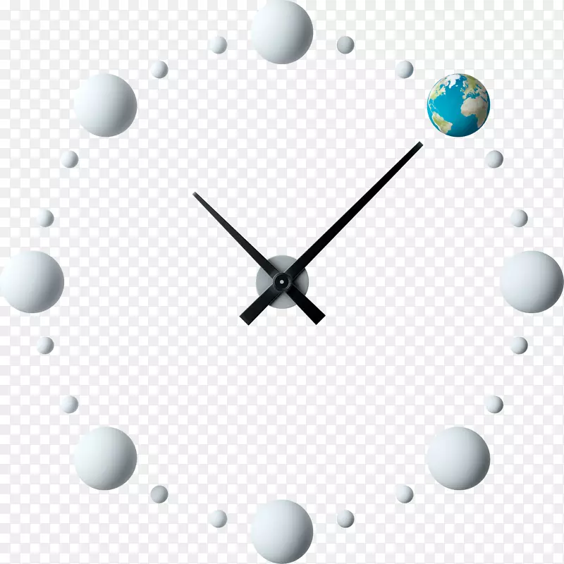时钟时间图标-创意时钟