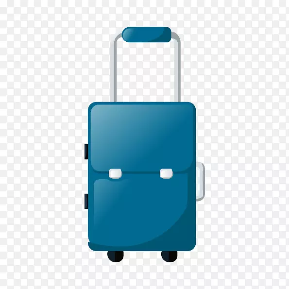 手提箱长方形蓝色蓝色行李箱