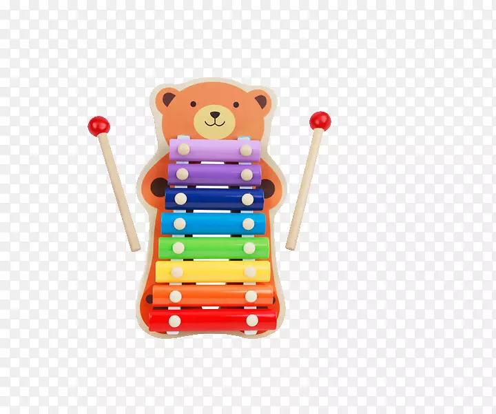 玩具木琴打击乐器熊木琴