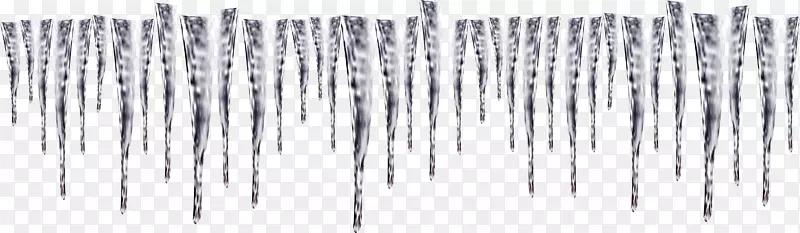 冰柱冰立方图标-白色新鲜冰柱